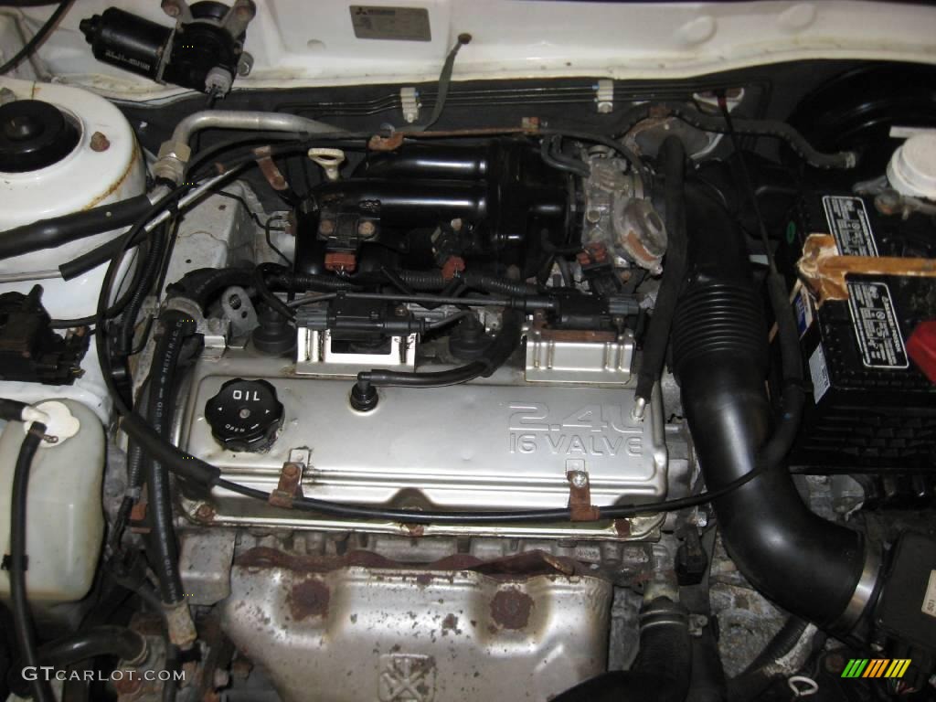 2001 Galant ES - Northstar White / Gray photo #10