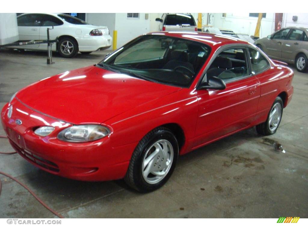 2001 Escort ZX2 Coupe - Bright Red / Dark Charcoal photo #3