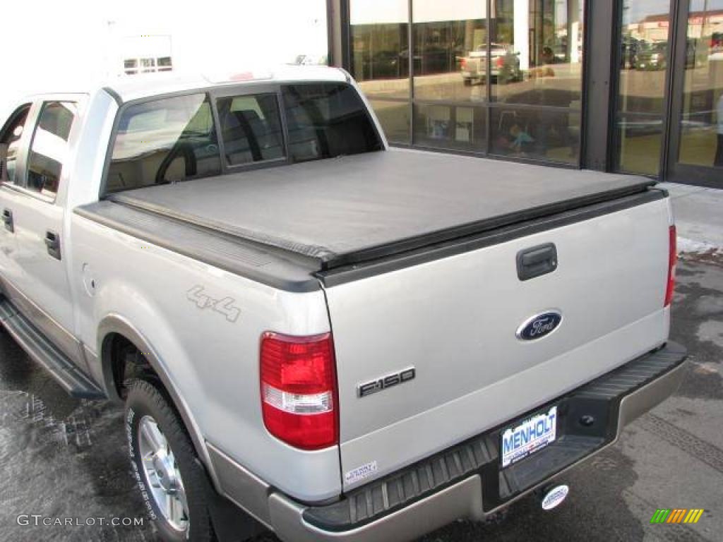 2006 F150 Lariat SuperCrew 4x4 - Silver Metallic / Tan photo #7