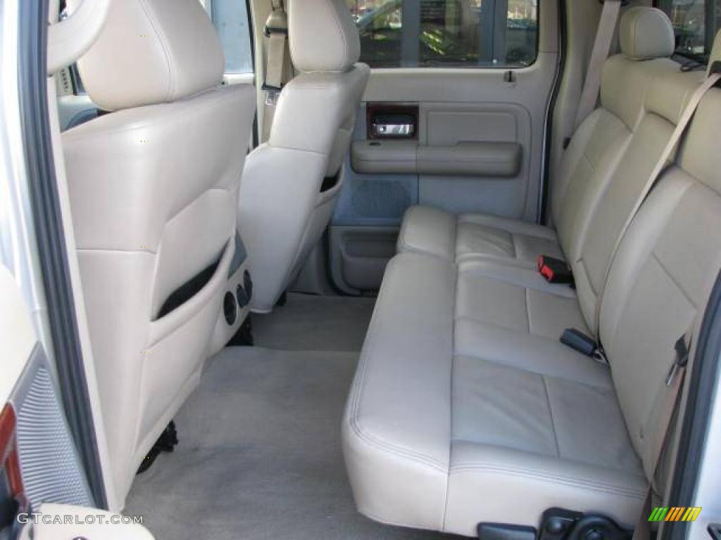 2006 F150 Lariat SuperCrew 4x4 - Silver Metallic / Tan photo #9