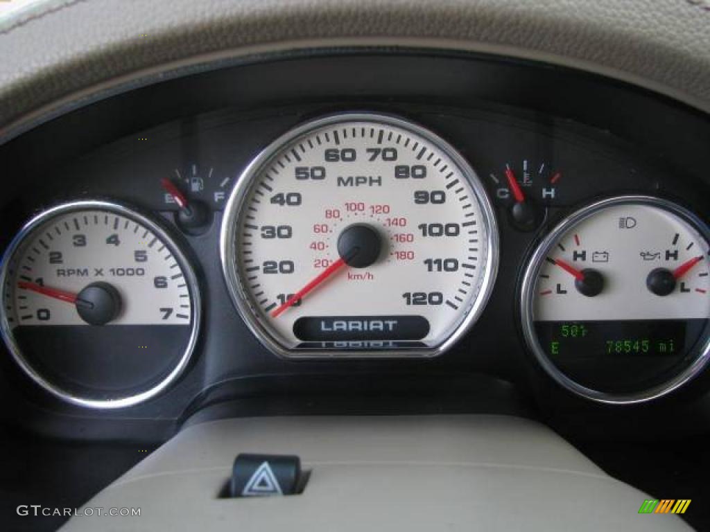2006 F150 Lariat SuperCrew 4x4 - Silver Metallic / Tan photo #13