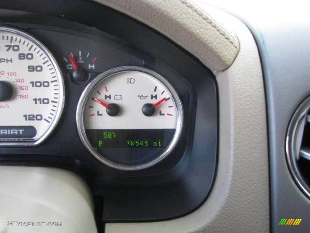 2006 F150 Lariat SuperCrew 4x4 - Silver Metallic / Tan photo #14