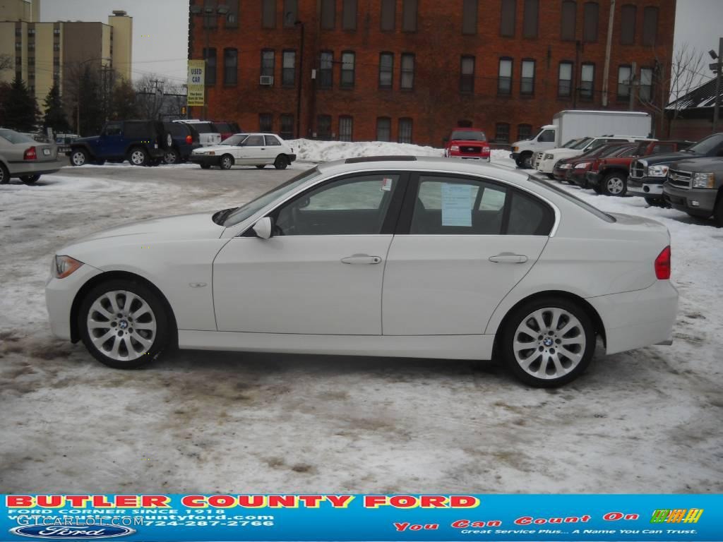 2006 3 Series 330xi Sedan - Alpine White / Grey photo #5
