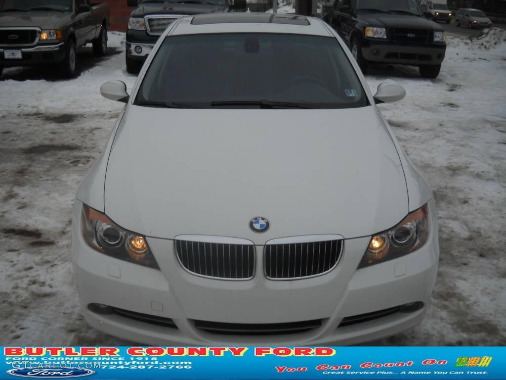 2006 3 Series 330xi Sedan - Alpine White / Grey photo #18