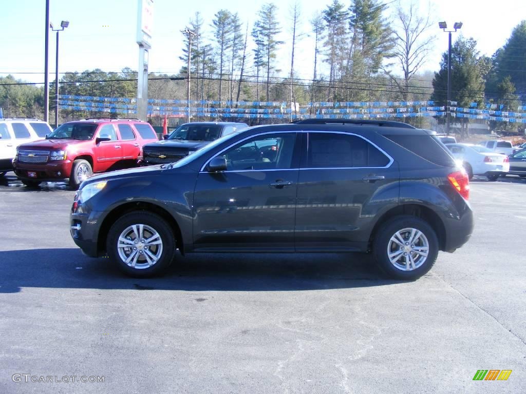 2010 Equinox LT - Cyber Gray Metallic / Jet Black photo #23