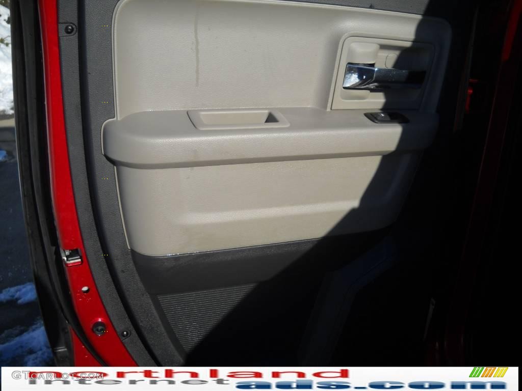 2009 Ram 1500 SLT Quad Cab 4x4 - Inferno Red Crystal Pearl / Dark Slate/Medium Graystone photo #10