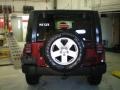2007 Red Rock Crystal Pearl Jeep Wrangler Unlimited Sahara 4x4  photo #9
