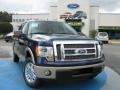 2010 Dark Blue Pearl Metallic Ford F150 Lariat SuperCrew  photo #1