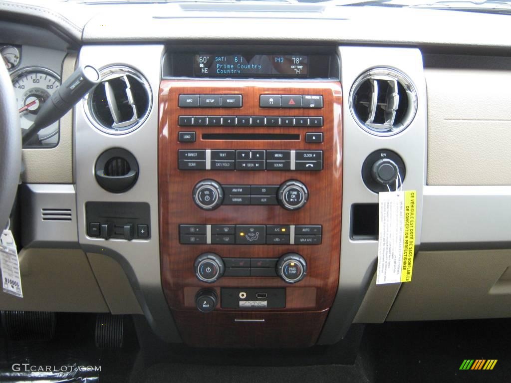 2010 F150 Lariat SuperCrew - Dark Blue Pearl Metallic / Tan photo #5