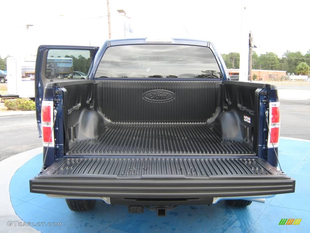 2010 F150 XLT SuperCrew - Dark Blue Pearl Metallic / Medium Stone photo #8