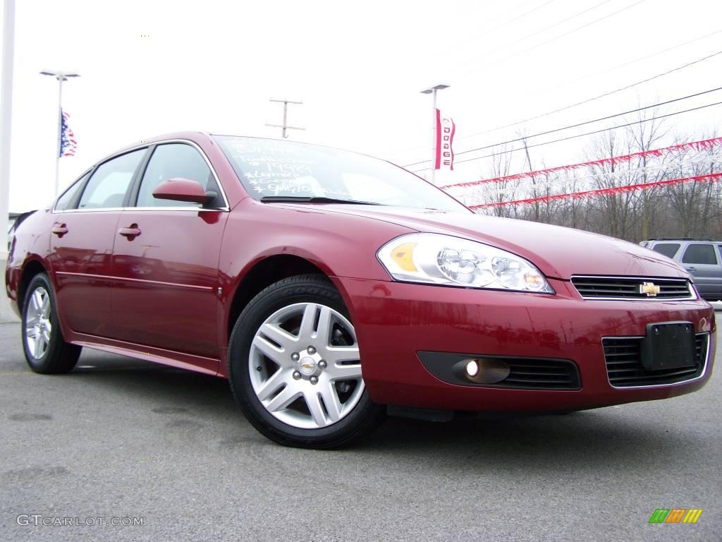 2009 Impala LT - Red Jewel Tintcoat / Ebony photo #1