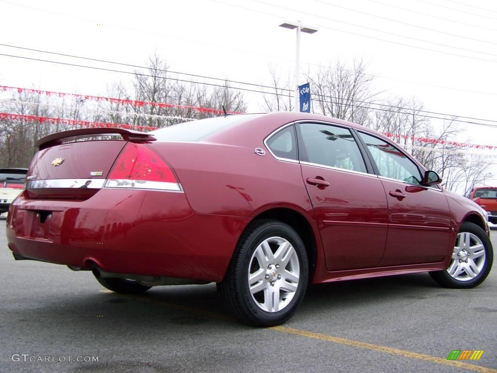 2009 Impala LT - Red Jewel Tintcoat / Ebony photo #7