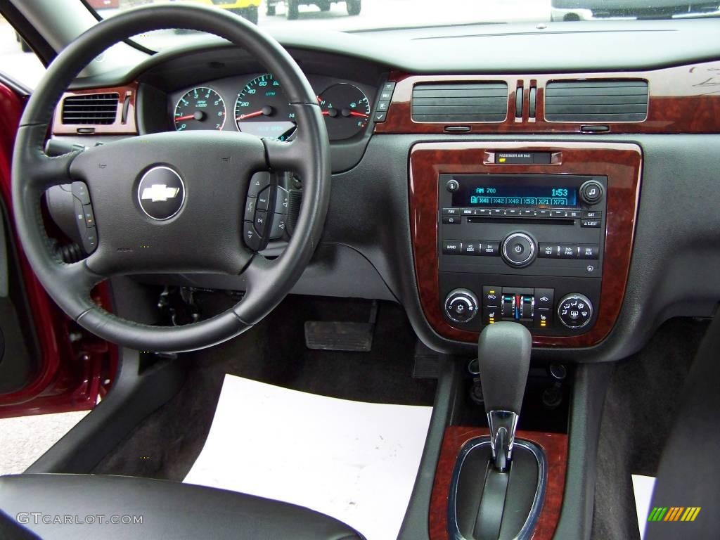 2009 Impala LT - Red Jewel Tintcoat / Ebony photo #16