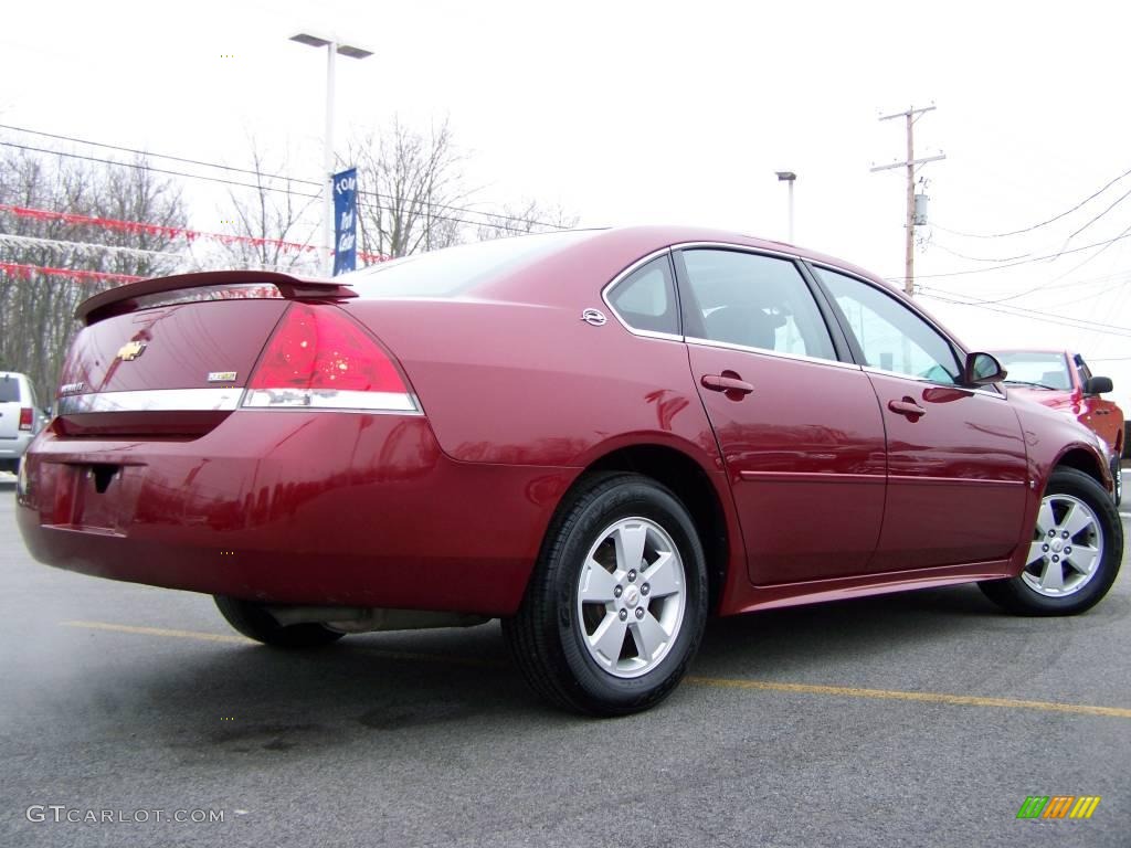 2009 Impala LT - Red Jewel Tintcoat / Ebony photo #7