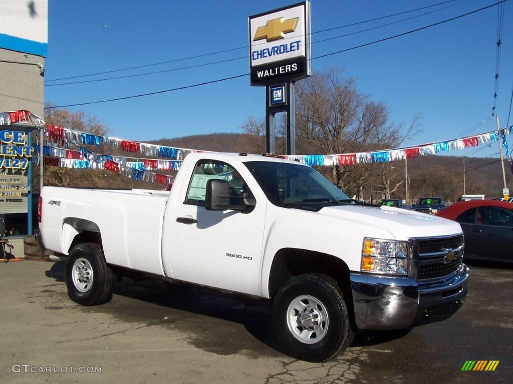 Summit White Chevrolet Silverado Hd Work Truck Regular Cab X