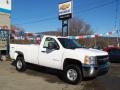 Summit White - Silverado 3500HD Work Truck Regular Cab 4x4 Photo No. 1