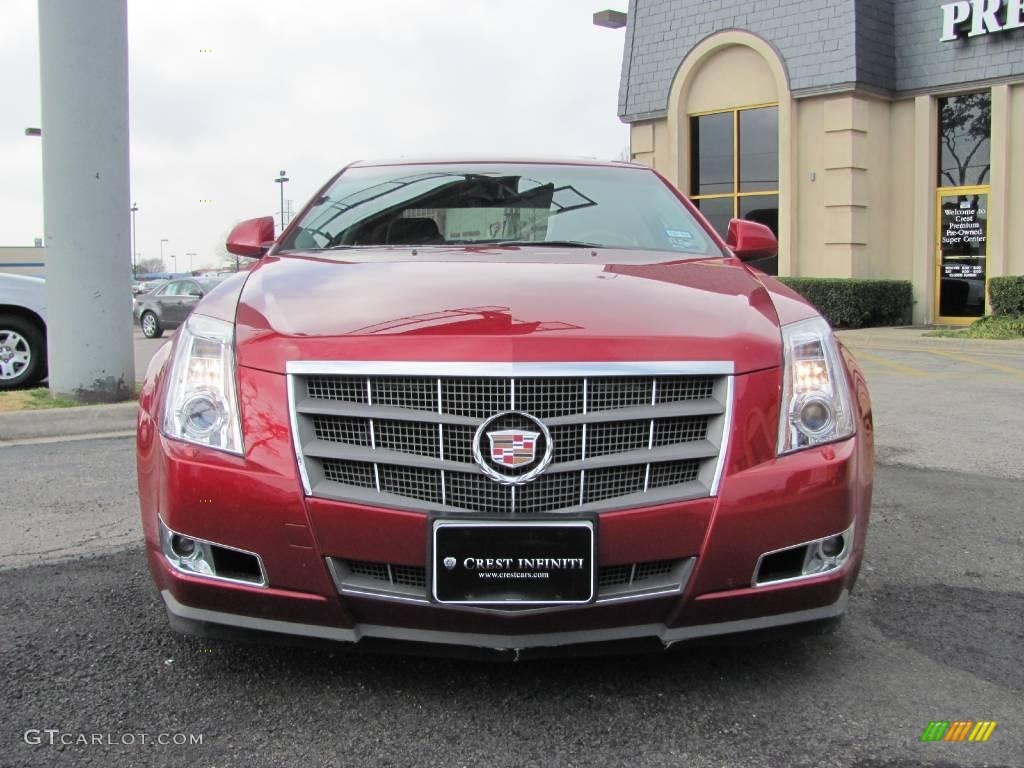 2009 CTS 4 AWD Sedan - Crystal Red / Ebony photo #2