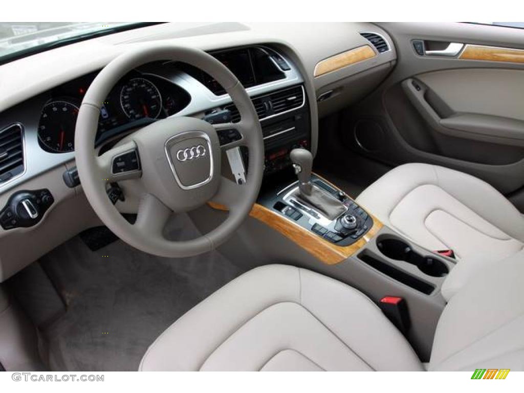 Beige Interior 2010 Audi A4 2.0T Sedan Photo #24905911
