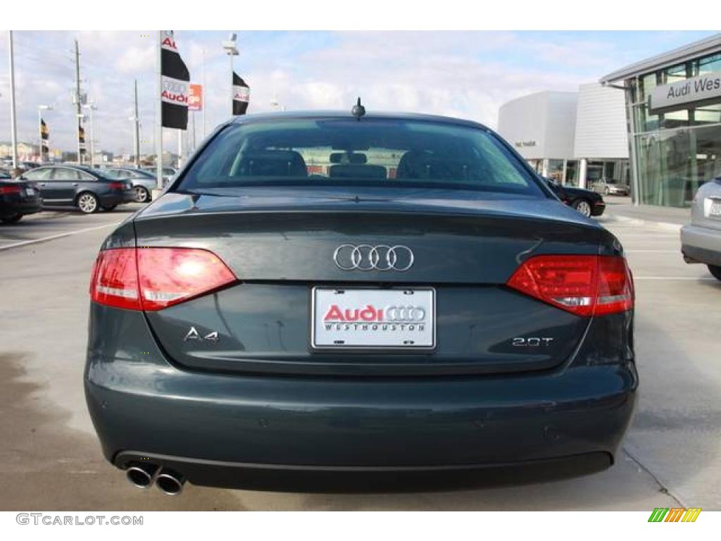 2010 A4 2.0T Sedan - Meteor Gray Pearl Effect / Black photo #6