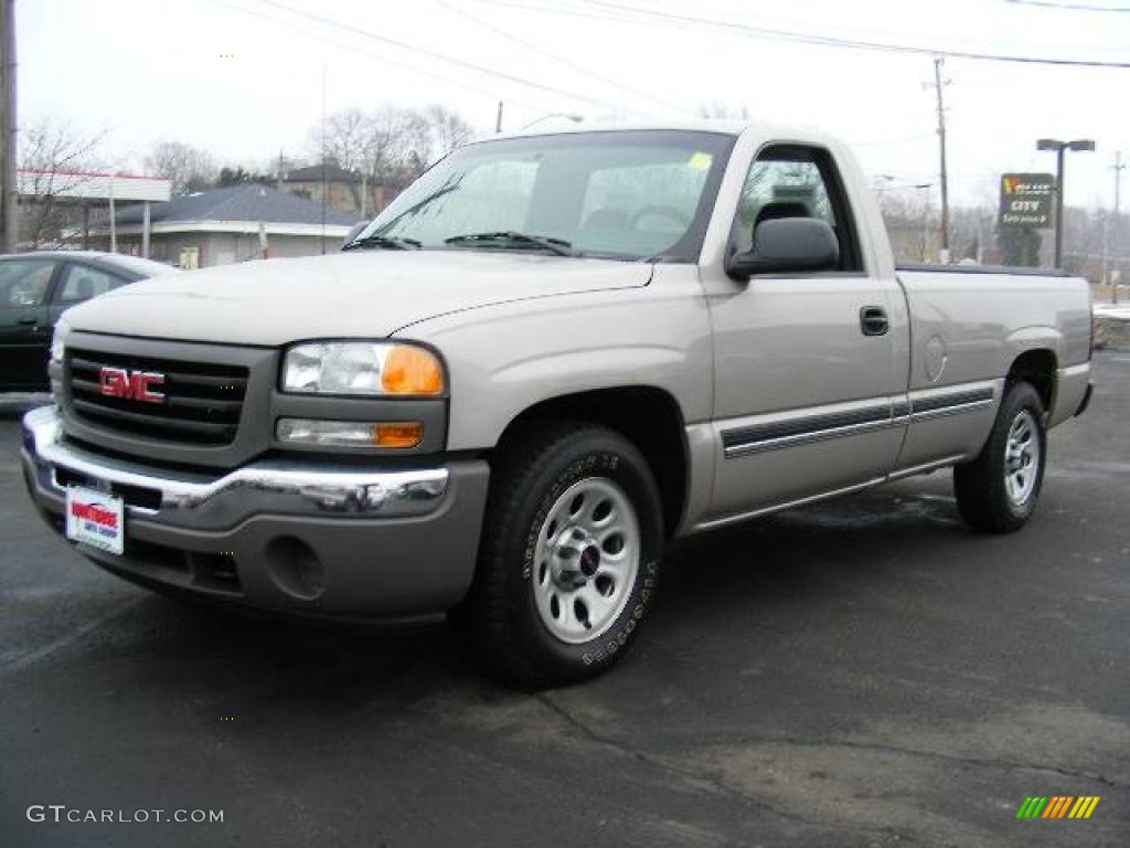 2006 Sierra 1500 Regular Cab - Silver Birch Metallic / Dark Pewter photo #1