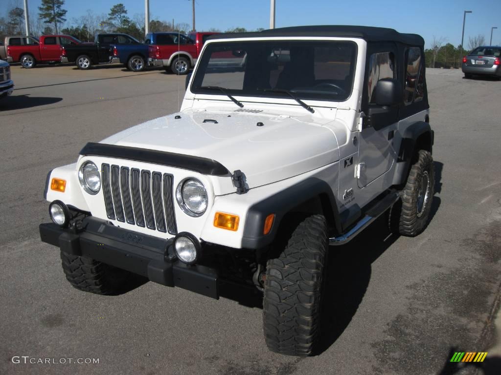 2006 Wrangler X 4x4 - Stone White / Dark Slate Gray photo #4