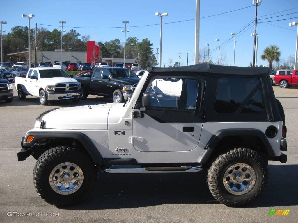 2006 Wrangler X 4x4 - Stone White / Dark Slate Gray photo #5