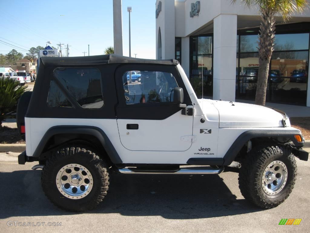 2006 Wrangler X 4x4 - Stone White / Dark Slate Gray photo #9