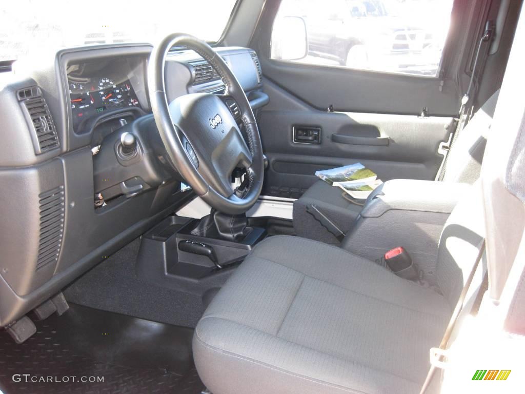 2006 Wrangler X 4x4 - Stone White / Dark Slate Gray photo #19