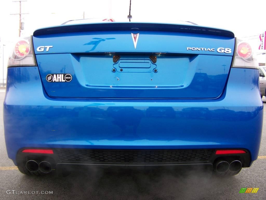 2009 G8 GT - Stryker Blue Metallic / Onyx photo #7