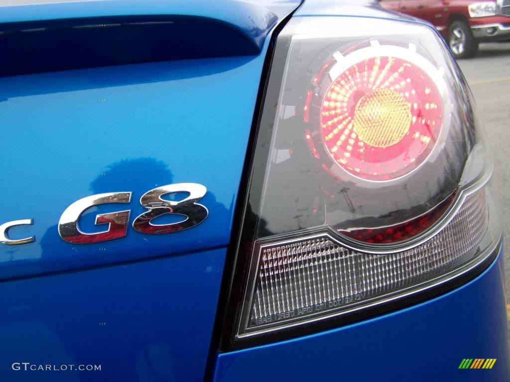 2009 G8 GT - Stryker Blue Metallic / Onyx photo #8