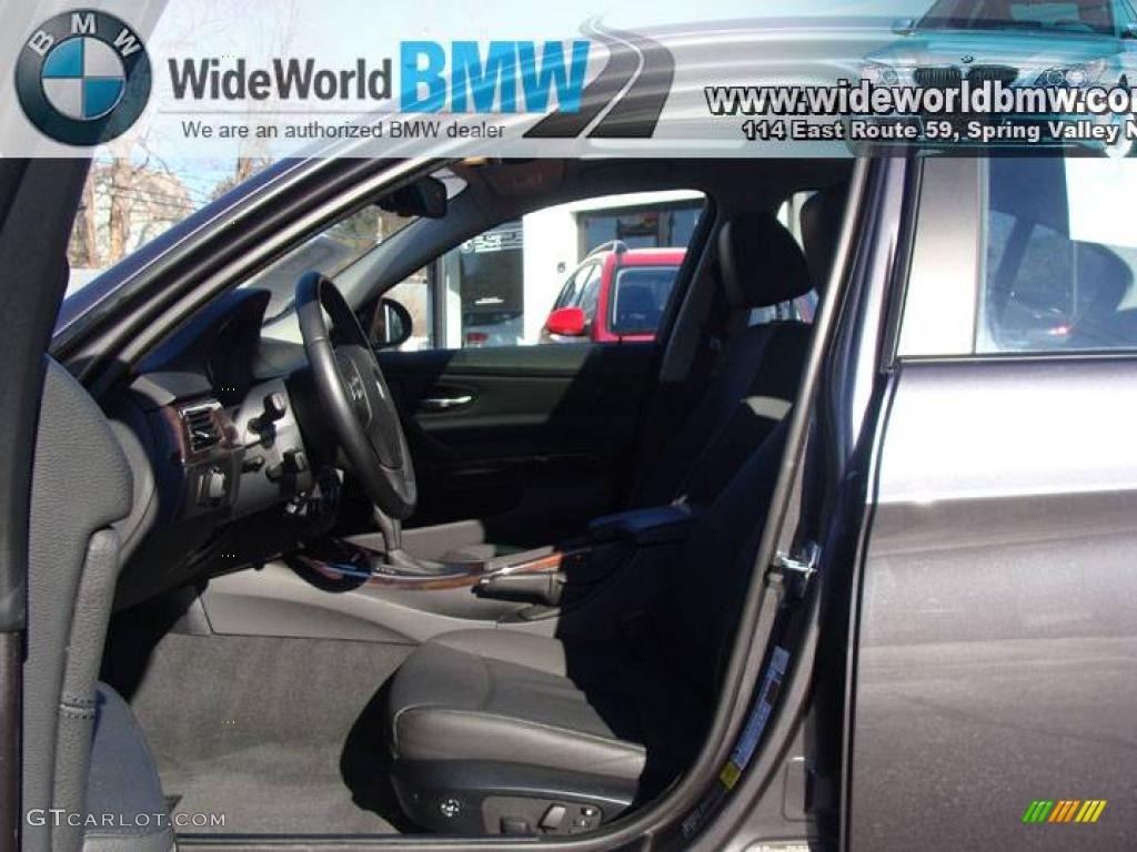 2008 3 Series 328xi Sedan - Sparkling Graphite Metallic / Black photo #8