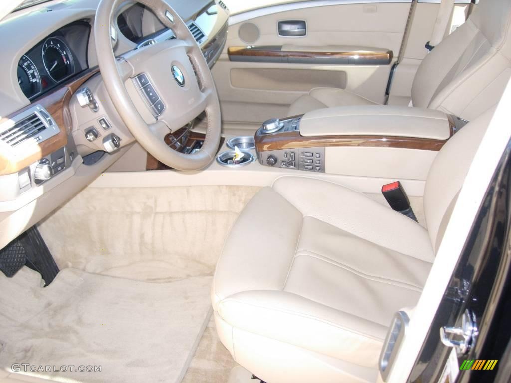 2007 7 Series 750Li Sedan - Black Sapphire Metallic / Black photo #13