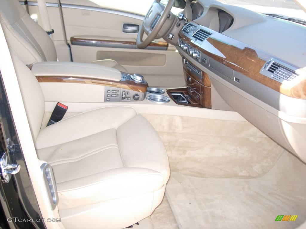 2007 7 Series 750Li Sedan - Black Sapphire Metallic / Black photo #14