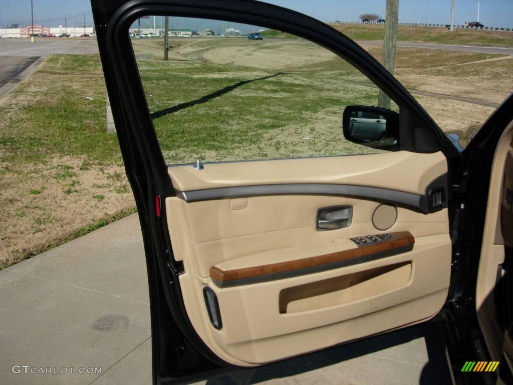 2007 7 Series 750Li Sedan - Black Sapphire Metallic / Black photo #17