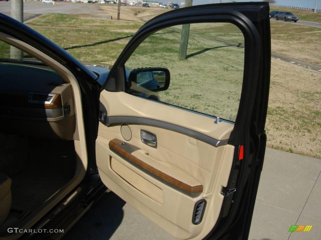 2007 7 Series 750Li Sedan - Black Sapphire Metallic / Black photo #18