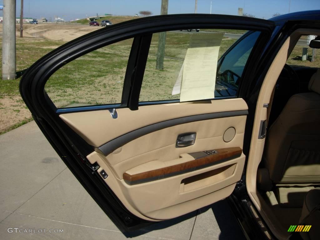2007 7 Series 750Li Sedan - Black Sapphire Metallic / Black photo #19