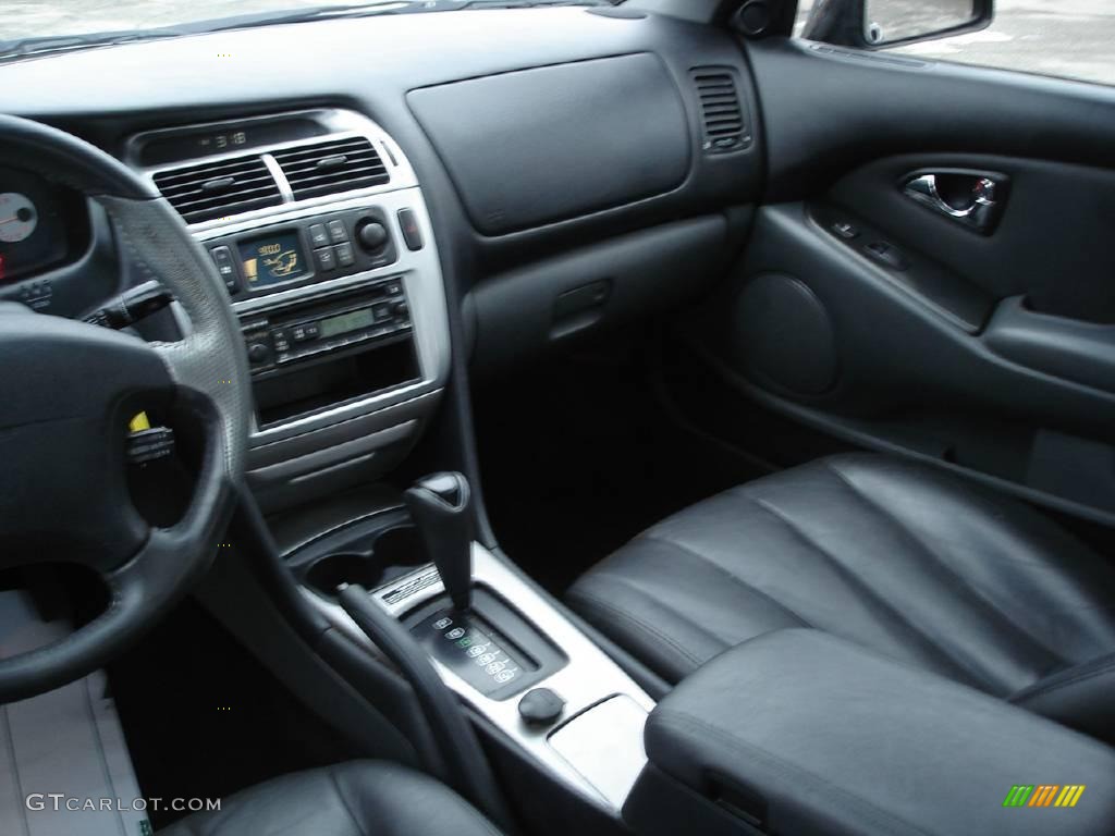 2002 Diamante VR-X - Pendleton Black Pearl / Black/Gray photo #10