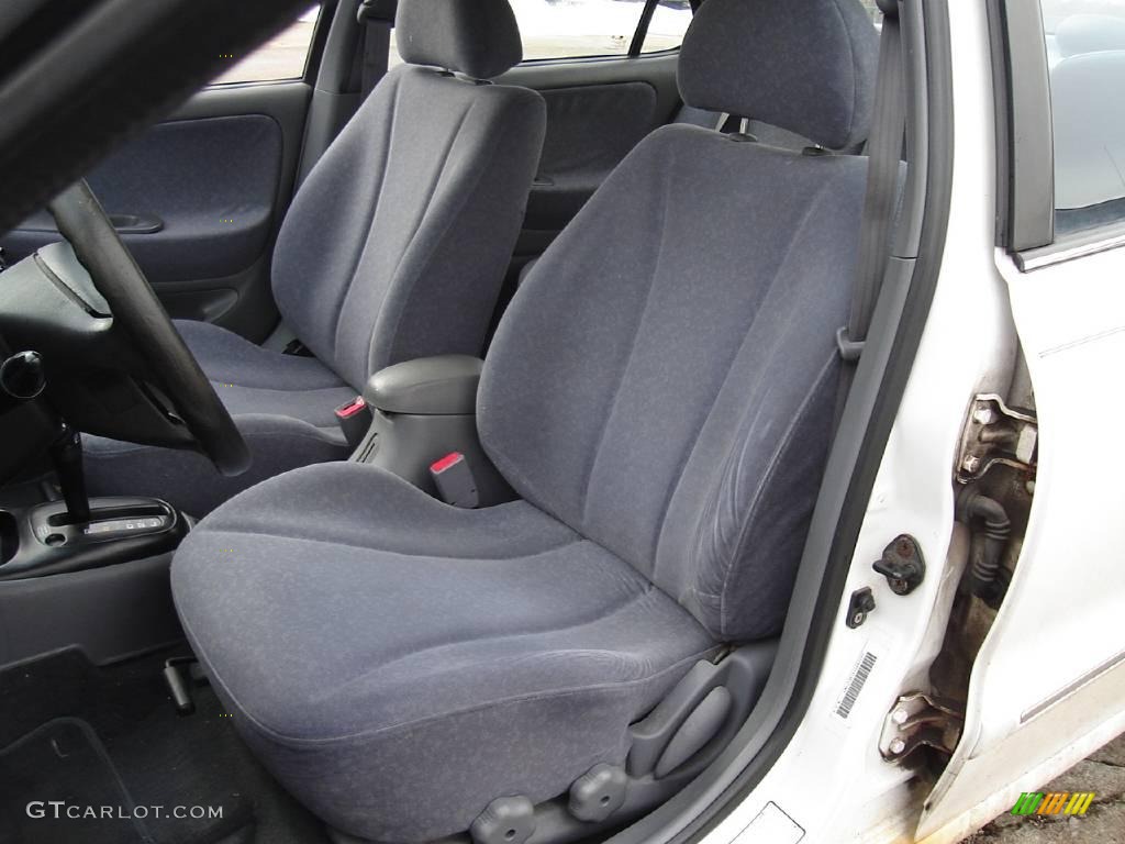 2000 Elantra GLS Sedan - Noble White / Gray photo #12