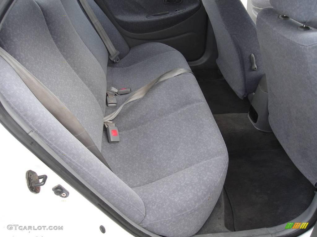 2000 Elantra GLS Sedan - Noble White / Gray photo #14