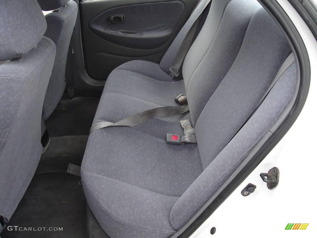 2000 Elantra GLS Sedan - Noble White / Gray photo #15