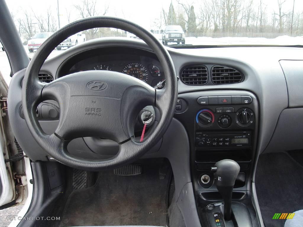 2000 Elantra GLS Sedan - Noble White / Gray photo #16