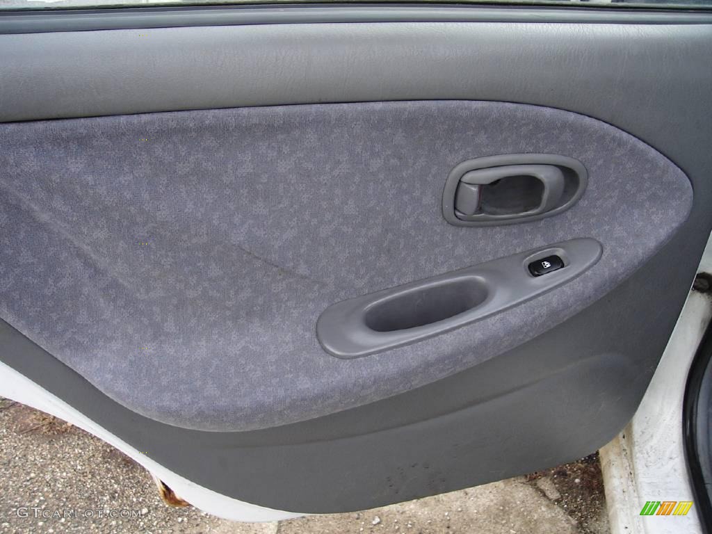 2000 Elantra GLS Sedan - Noble White / Gray photo #20