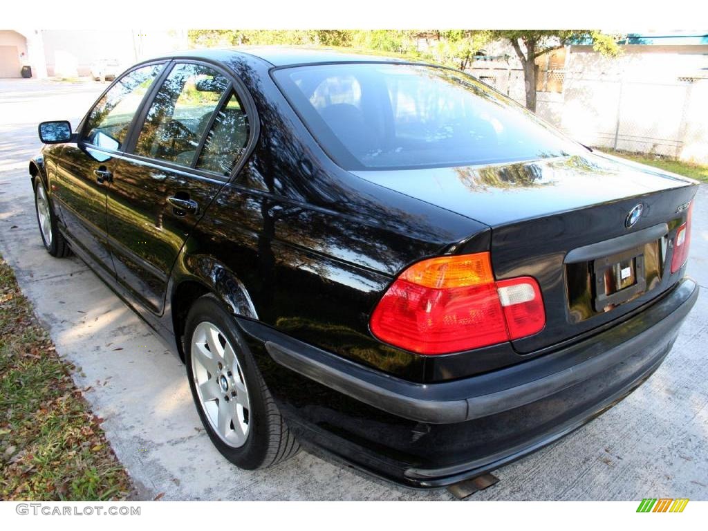 2001 3 Series 325i Sedan - Jet Black / Grey photo #21