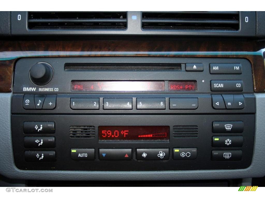 2001 3 Series 325i Sedan - Jet Black / Grey photo #63