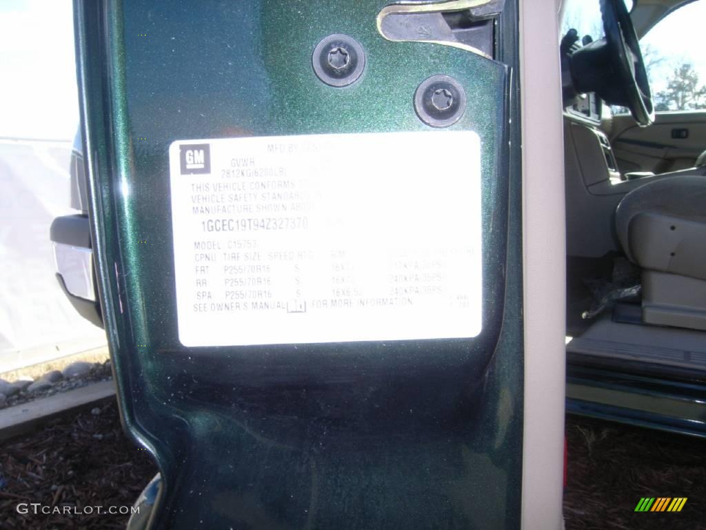 2004 Silverado 1500 LS Extended Cab - Dark Green Metallic / Tan photo #21