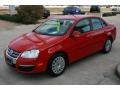 2008 Salsa Red Volkswagen Jetta S Sedan  photo #3