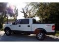 2004 Oxford White Ford F150 Lariat SuperCrew 4x4  photo #5