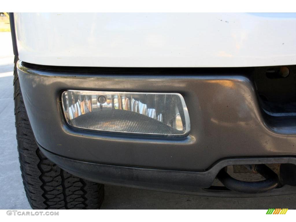 2004 F150 Lariat SuperCrew 4x4 - Oxford White / Black/Medium Flint photo #19