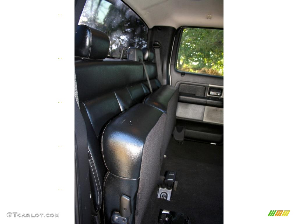 2004 F150 Lariat SuperCrew 4x4 - Oxford White / Black/Medium Flint photo #48