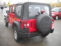 2008 Red Rock Crystal Pearl Jeep Wrangler Unlimited X 4x4  photo #4